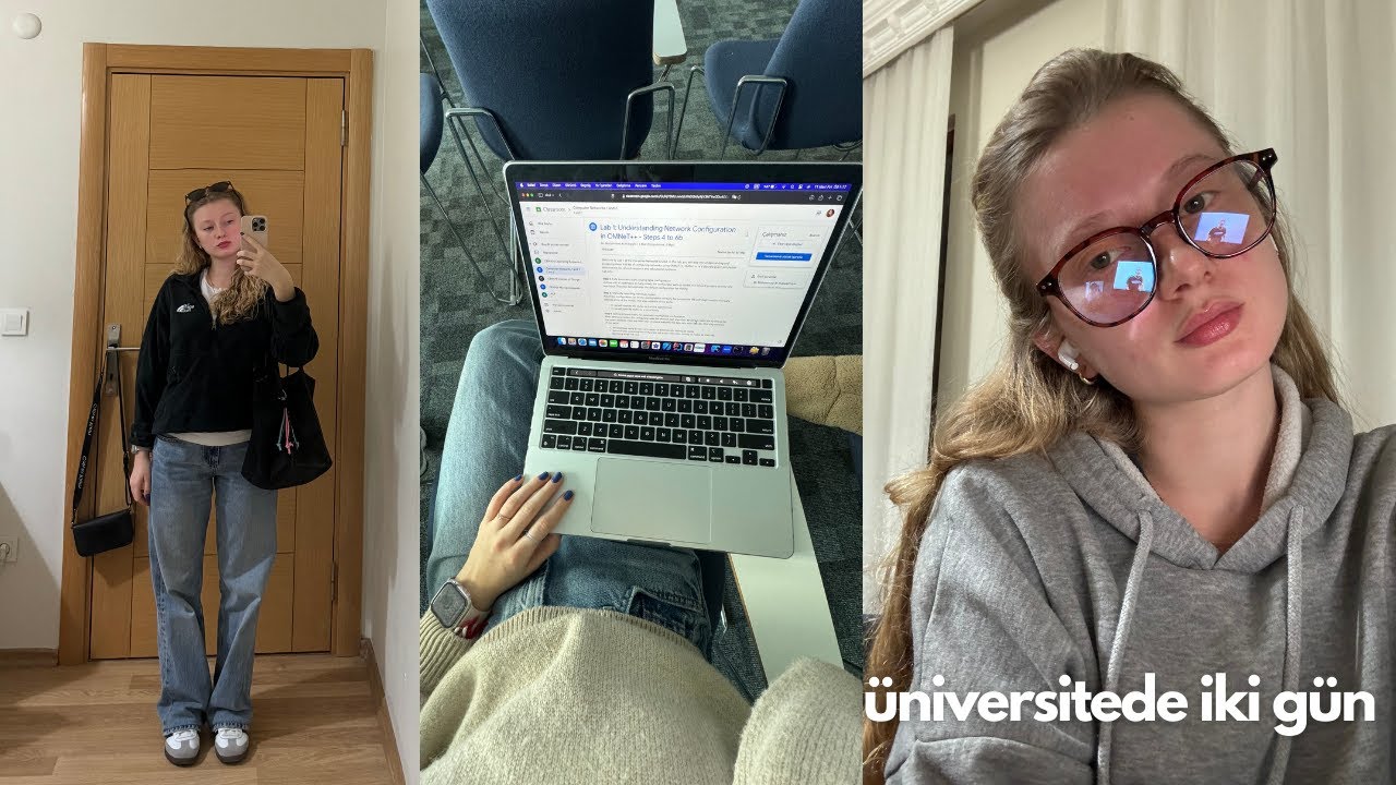 bilgisayar mühendisliği öğrencisinin üniversitede iki günü  💌👩🏼‍💻☕️ 