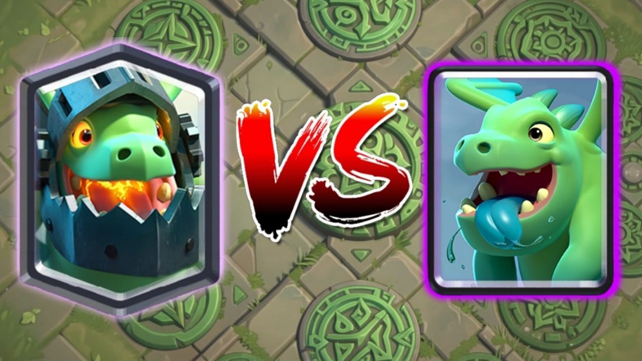 Baby Dragon vs Inferno Dragon|Clash royale 