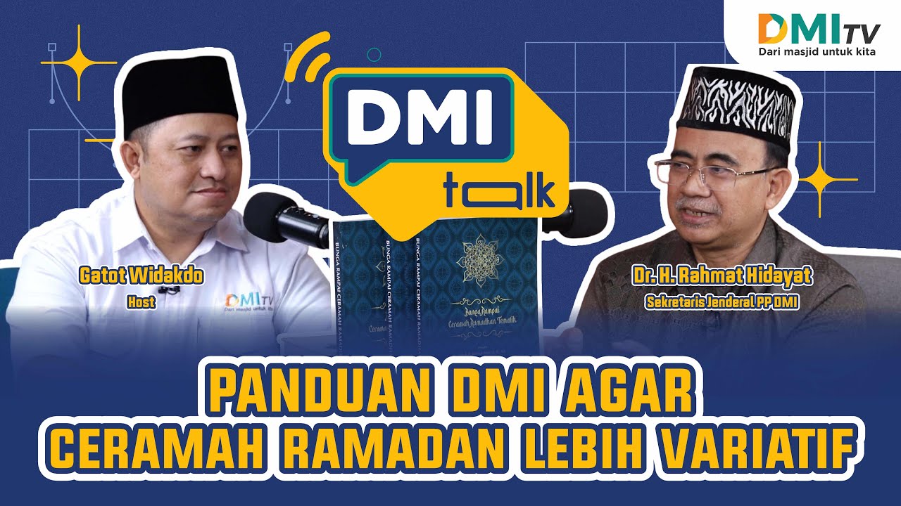 DMI Meluncurkan Buku Ceramah Ramadan Tematik - DMI Talk