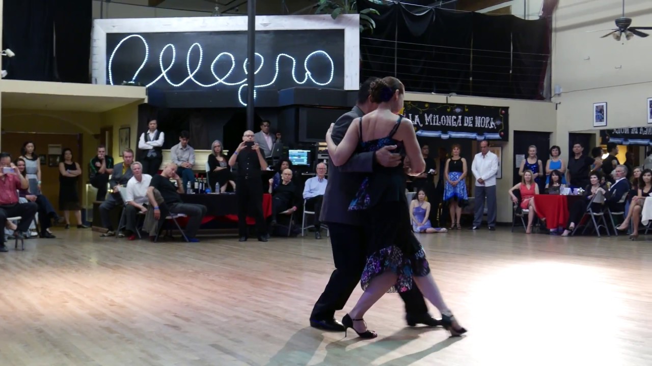 George Garcia & Christy Cote @ Milonga De Nora 2017 June 10 - Tango Demo 1/3