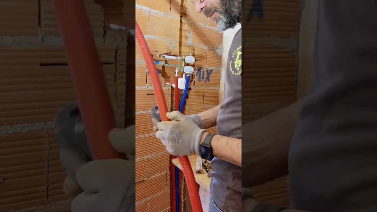 Montaggio del miscelatore doccia ad incasso