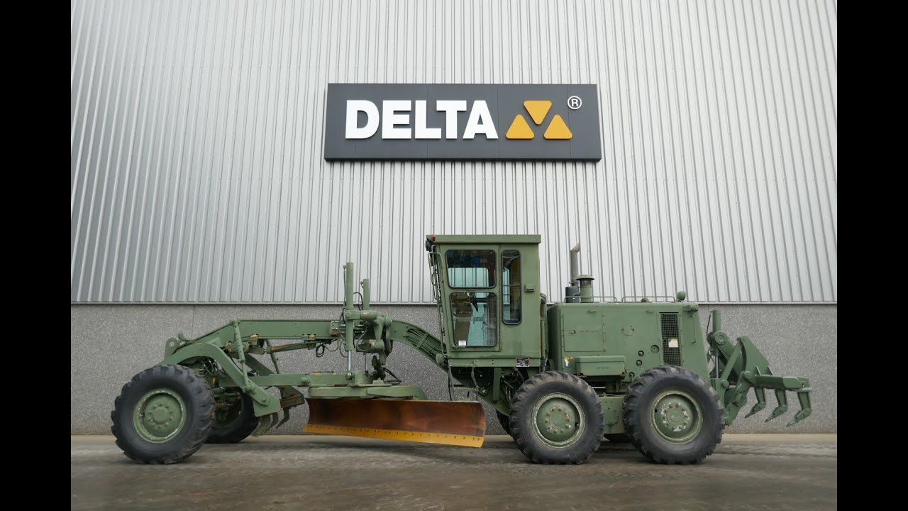 Demonstration video Caterpillar 130G Ex-army Motor Grader
