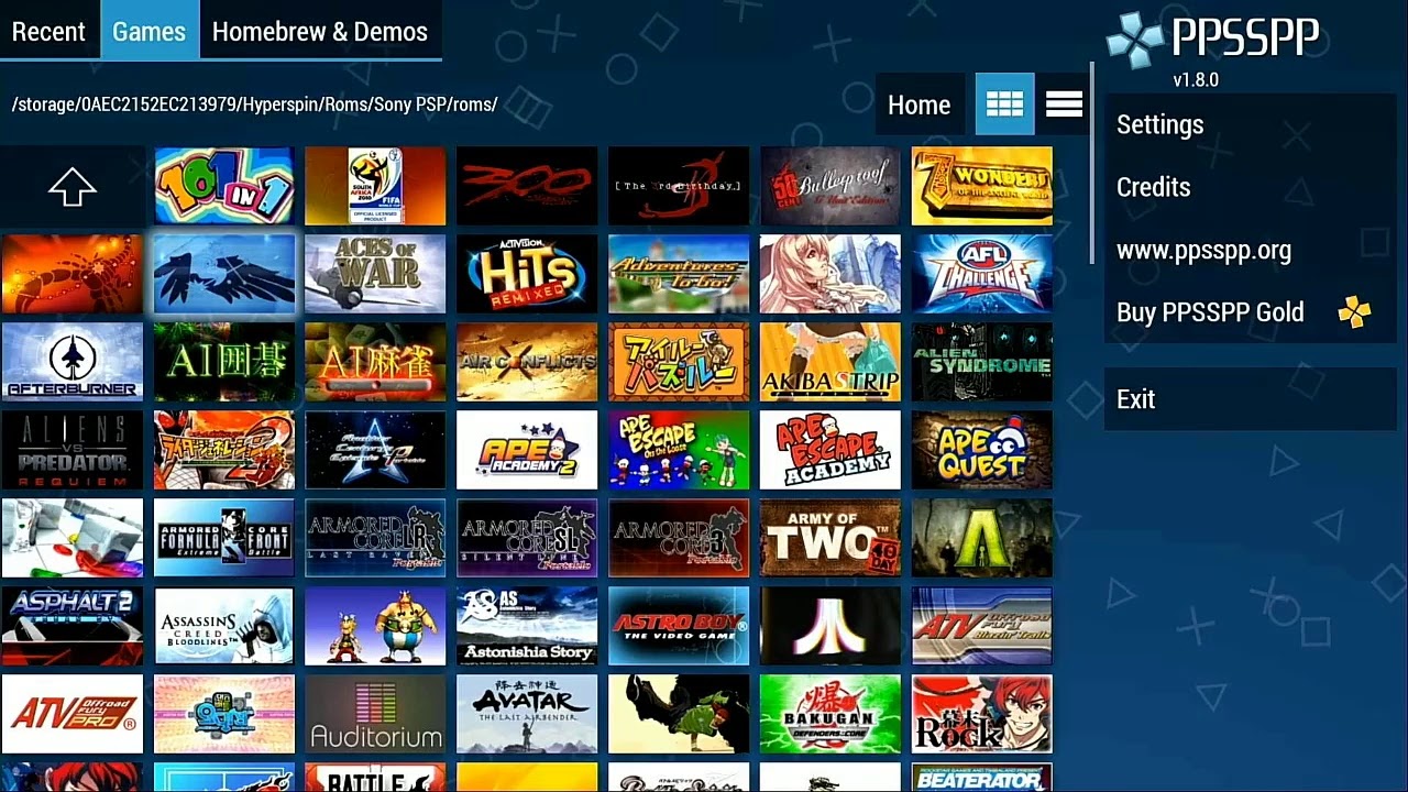PSP on Nvidia Shield