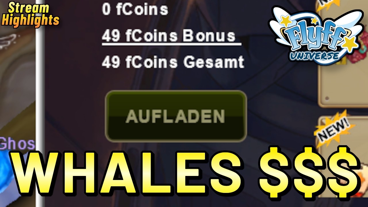 Werden die Wale wirklich so viel Cashen auf dem FWC Server?