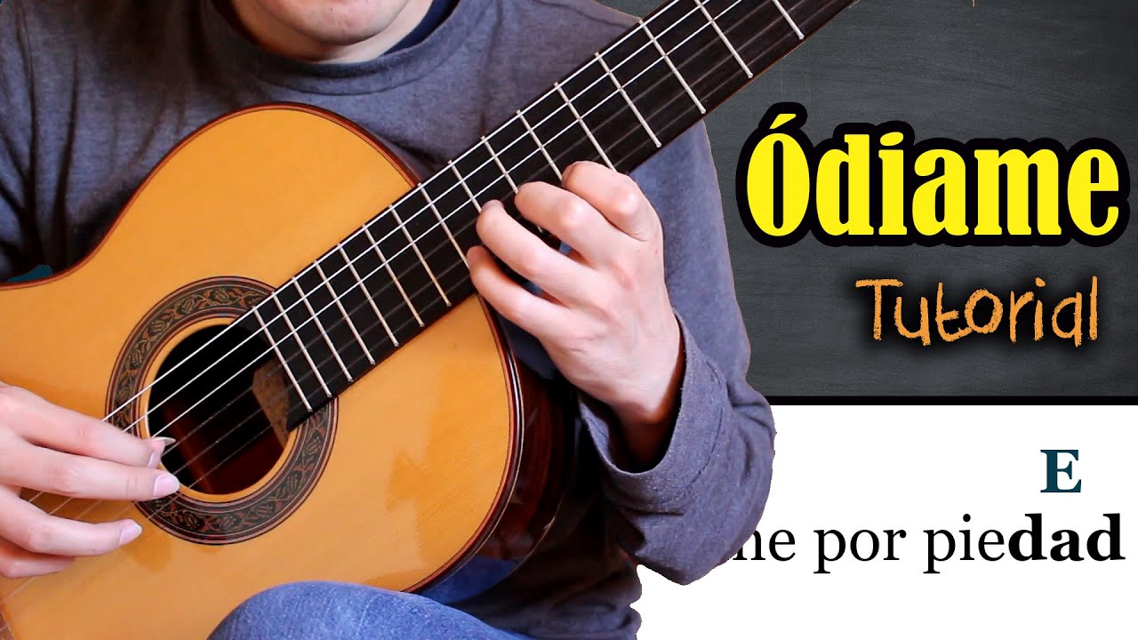 Ódiame (Vals Peruano) - Tutorial en Guitarra Acústica