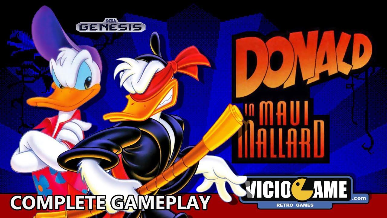 🎮 Donald in Maui Mallard (Mega Drive) Complete Gameplay