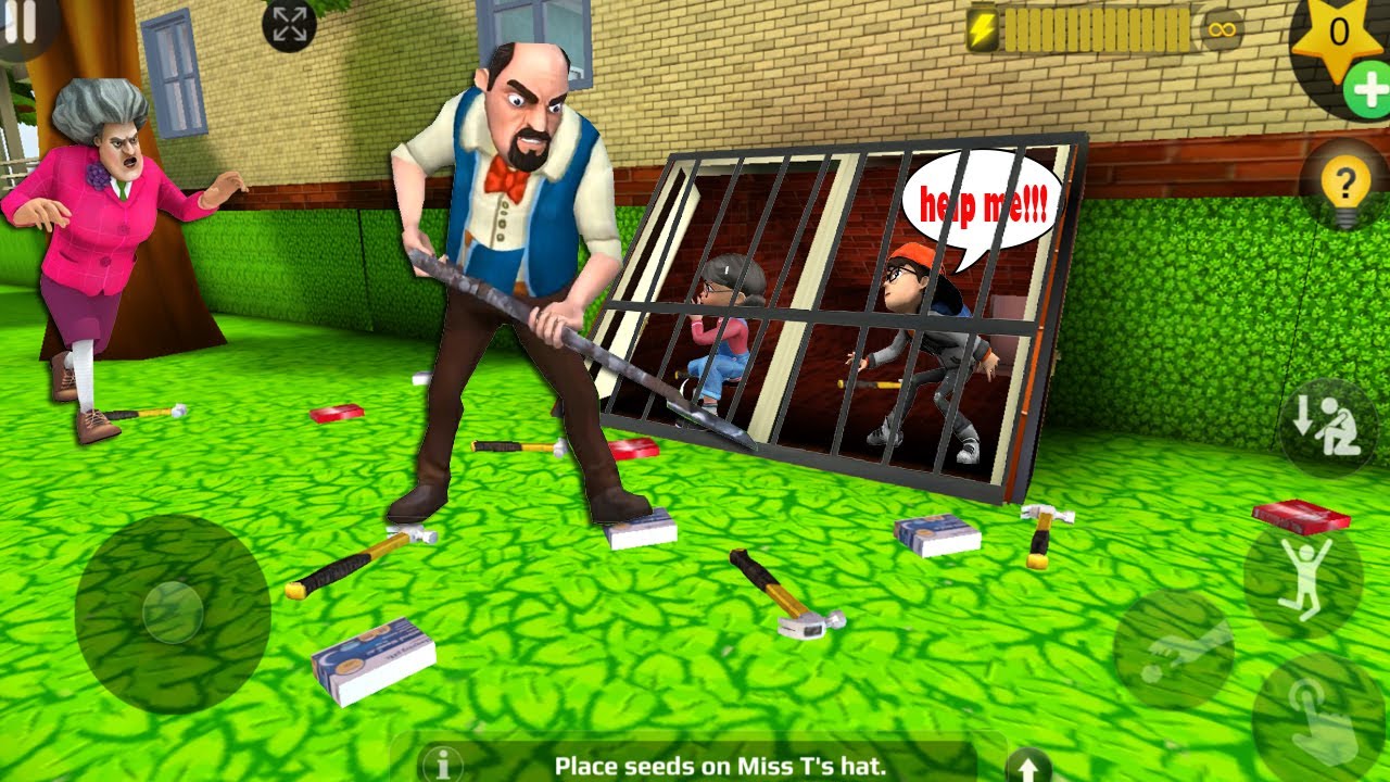 Miss T New Power Update Scary Teacher 3D Play as Miss T Gameplay  |  part 2575