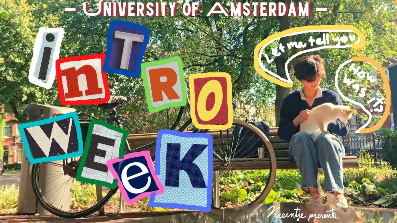 Orientation week at University of Amsterdam! 📕
