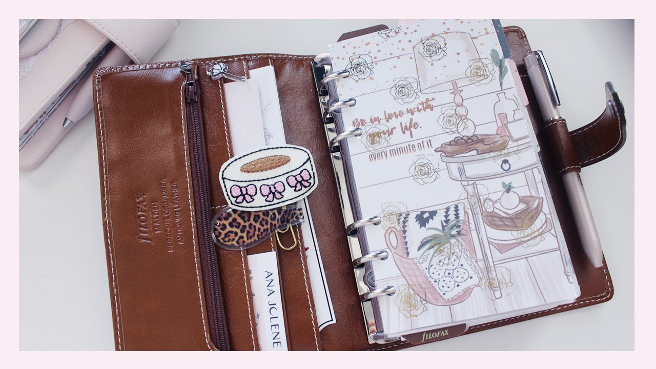 Планировщик | Filofax Malden Ochre Personal Rings Setup | Ана Джолин