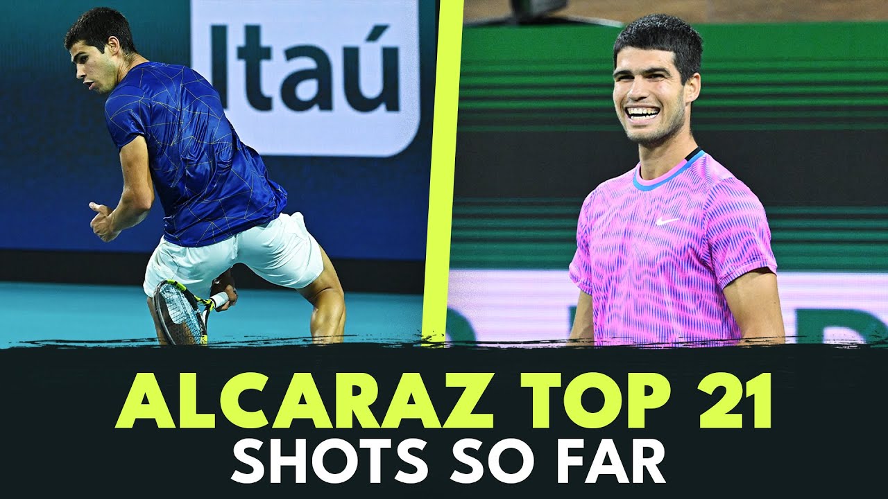 The Walking Highlight Reel 🤩 | Carlos Alcaraz's Top 21 Shots So Far...