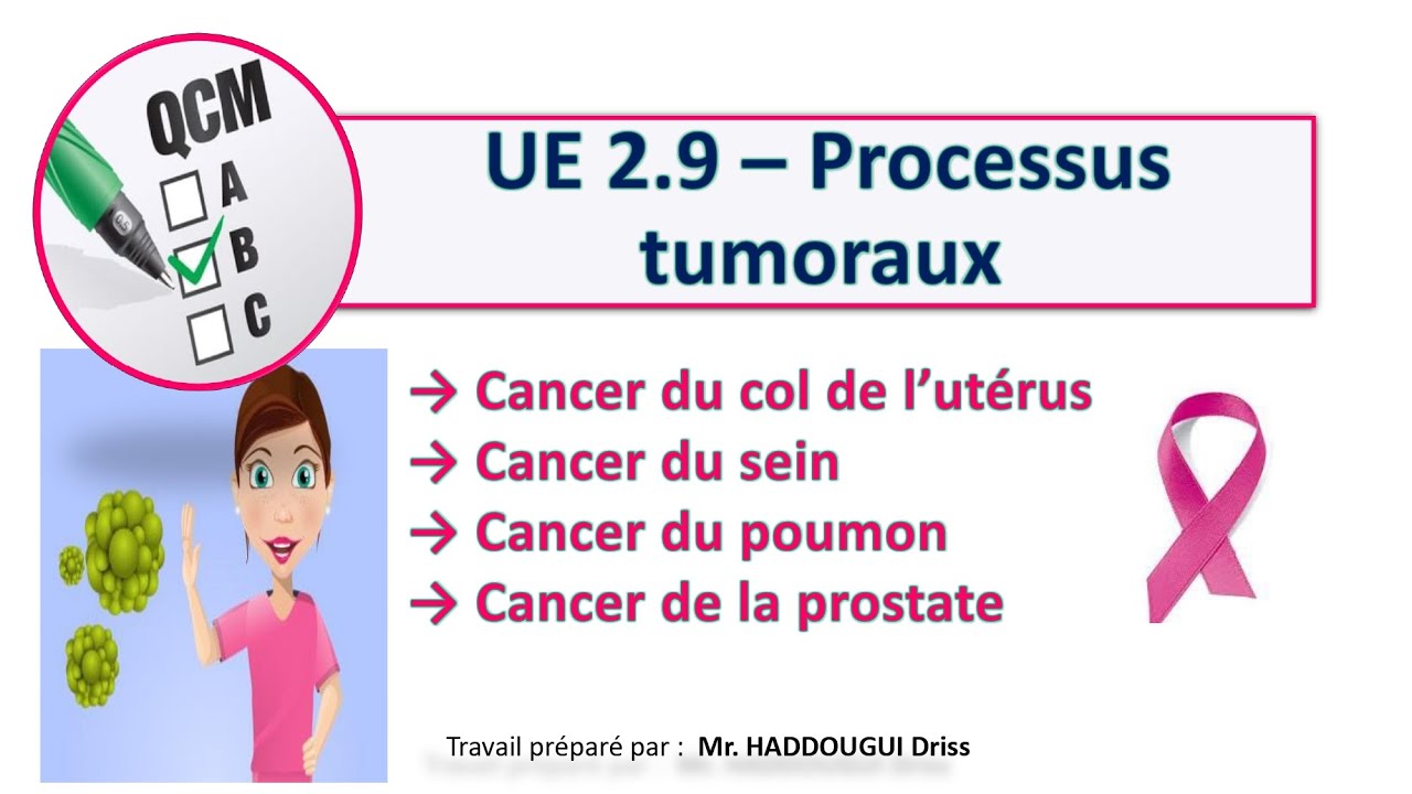 Annales français : UE 2.9 – Processus tumoraux