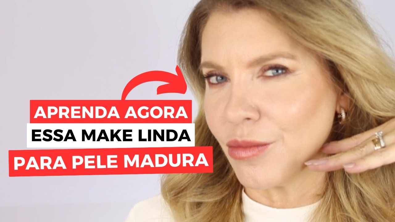 Maquiagem Rápida para Pele Madura: Aprenda em Minutos!