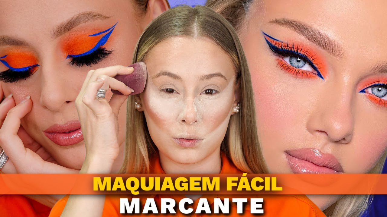 COPIANDO MAKE GRINGA COLORIDA e FÁCIL DE FAZER em CASA