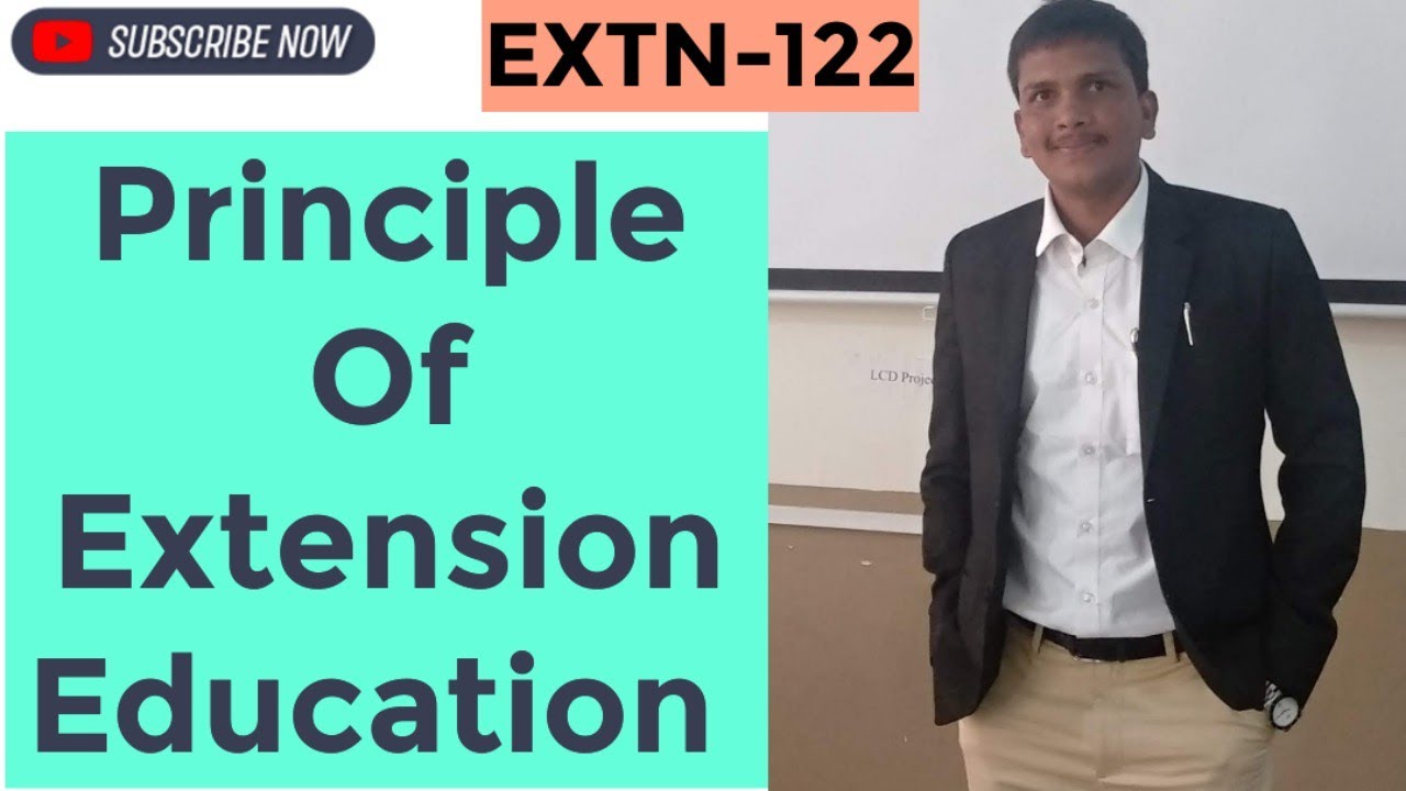 Principle Of Extension Education ll #extension  #ruraldevelopment
