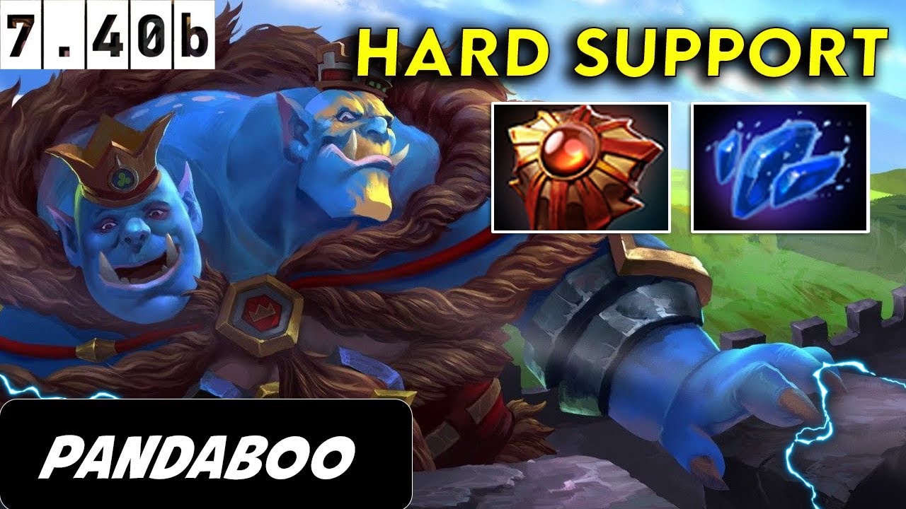 Panda Ogre Magi Hard Support - Dota 2 Patch 7.40b Pro Pub Gameplay