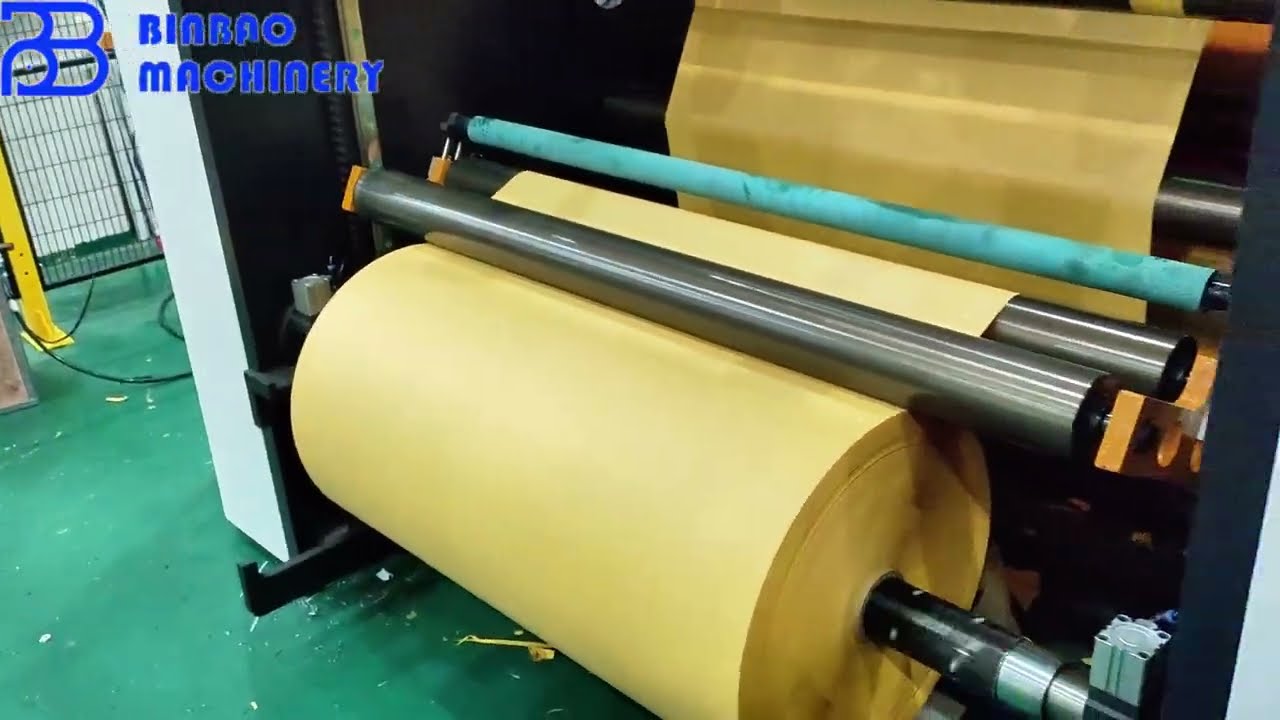 CE High Standard Paper Roll Slitting Rewinder Machine Passed SGS Certification With Guardrail