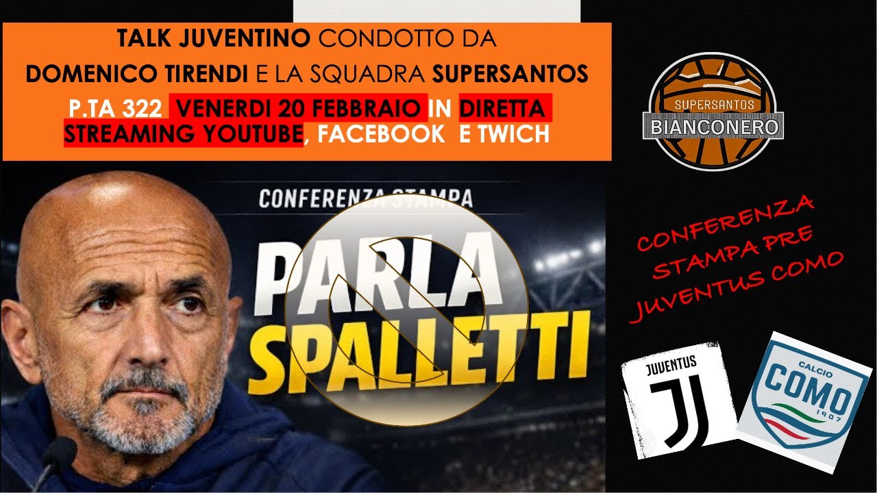 CONFERENZA STAMPA SPALLETTI PRE JUVENTUS -COMO