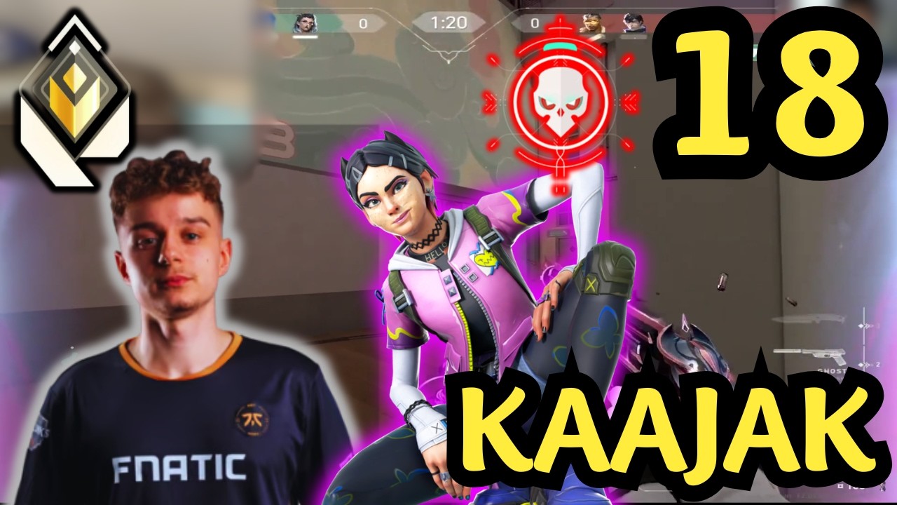 18 KILLS with KAAJAK CLOVE — Split MVP Game Valorant VOD