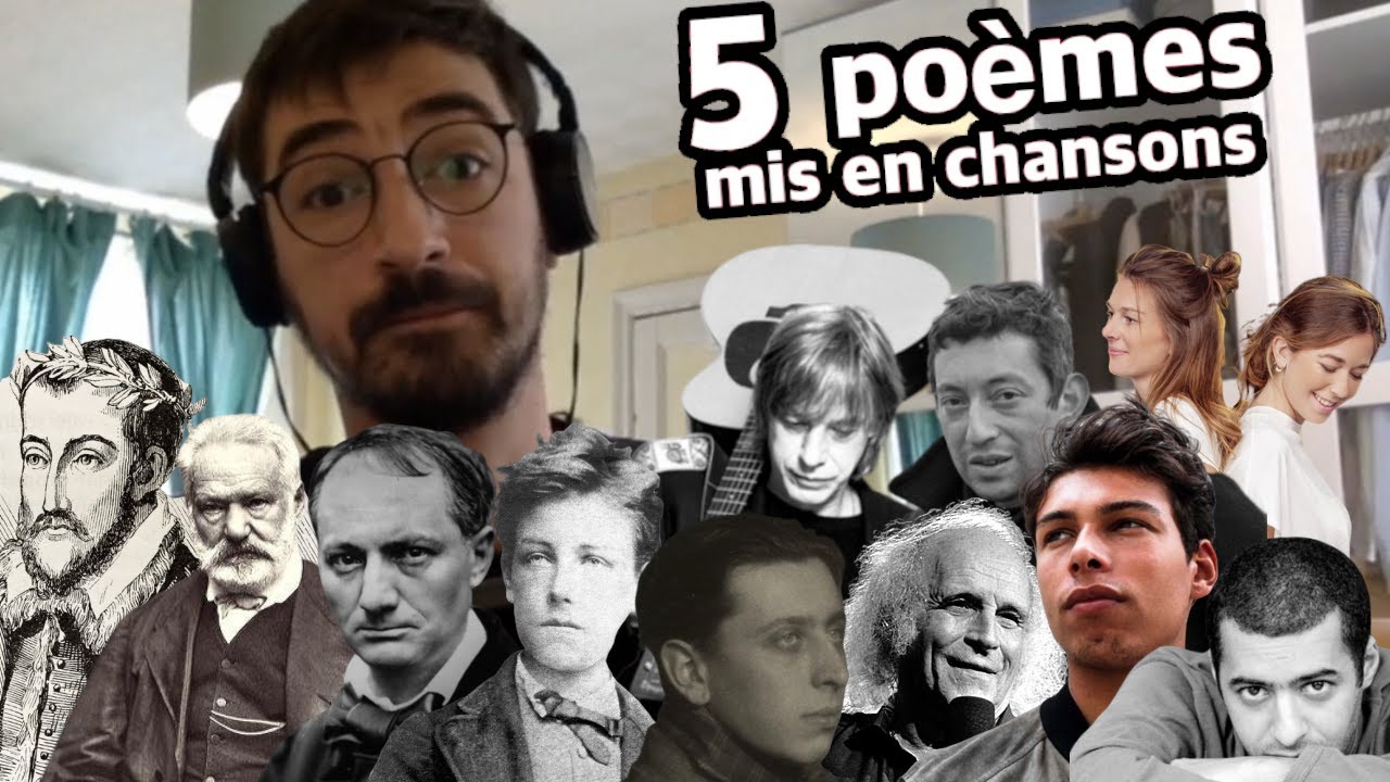 🎵 5 poèmes mis en chanson qu'il faut absolument écouter