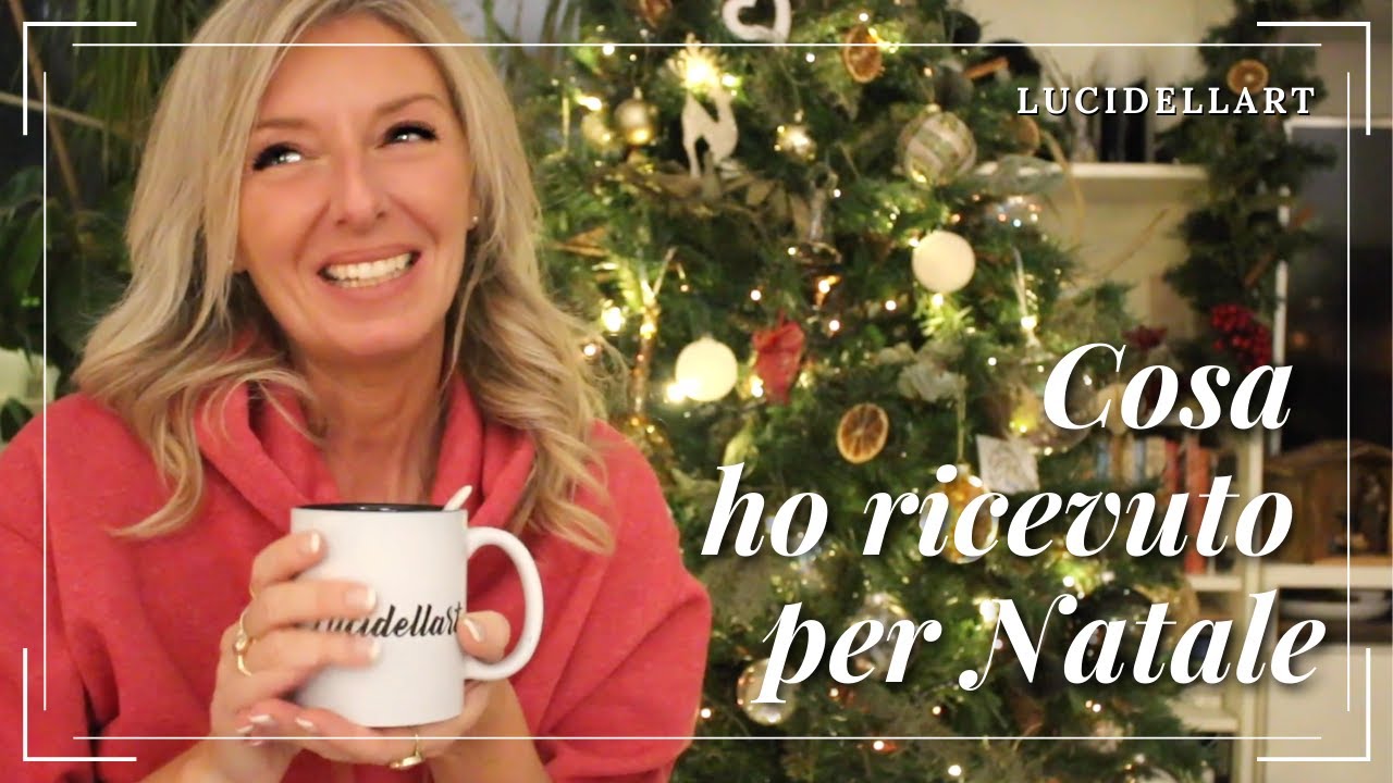 Cosa ho ricevuto per Natale // Scartiamo insieme i regali che ho trovato sotto l'albero//Lucidellart