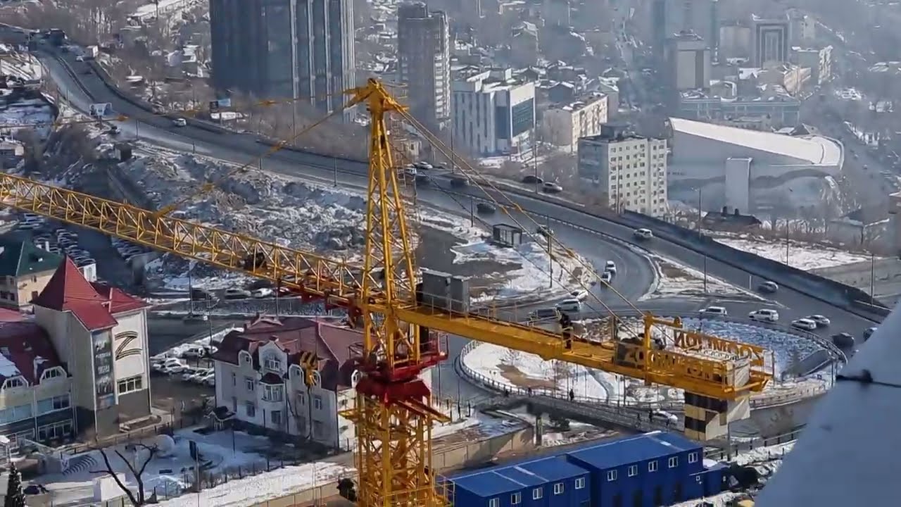 Виды на Владивосток и стройку театрального комплекса с высоты орлиного гнезда. #блогвладивосток