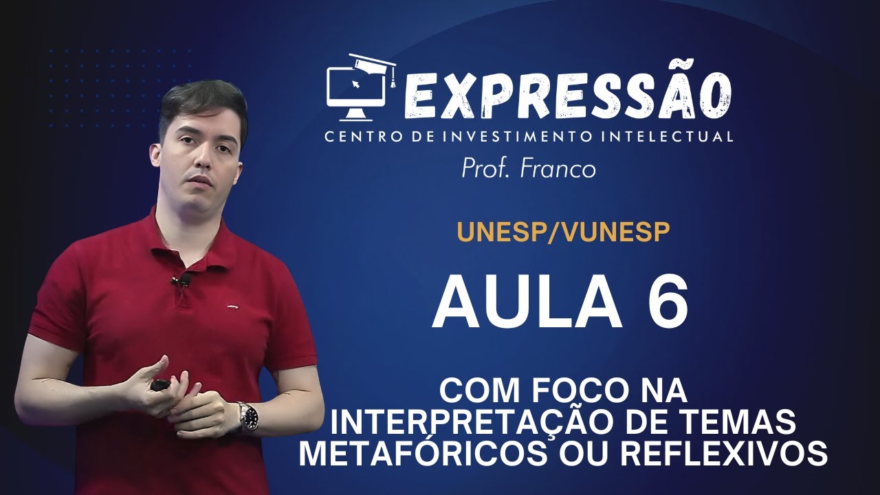 A REDAÇÃO DA UNESP (VUNESP) - Aula 6 - Interpretação de temas metafóricos ou filosóficos