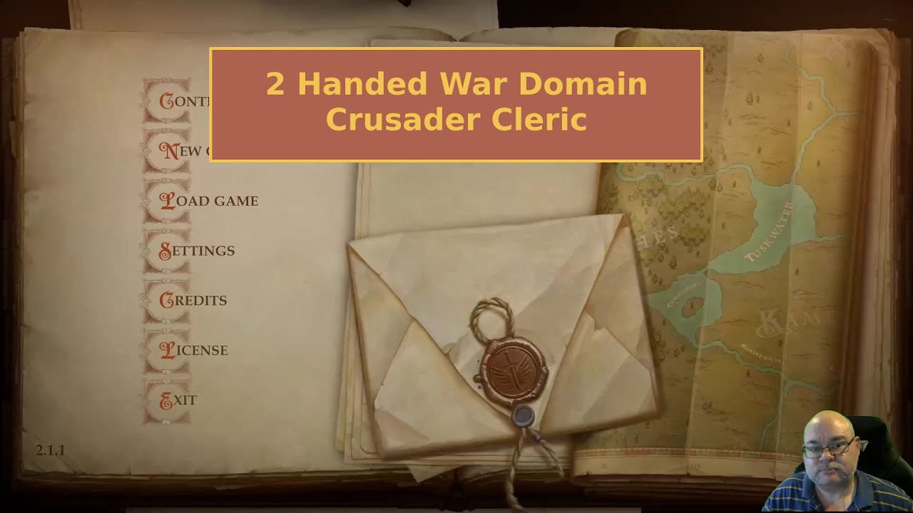Pathfinder: Kingmaker - 2handed War Domain Crusader Cleric Build
