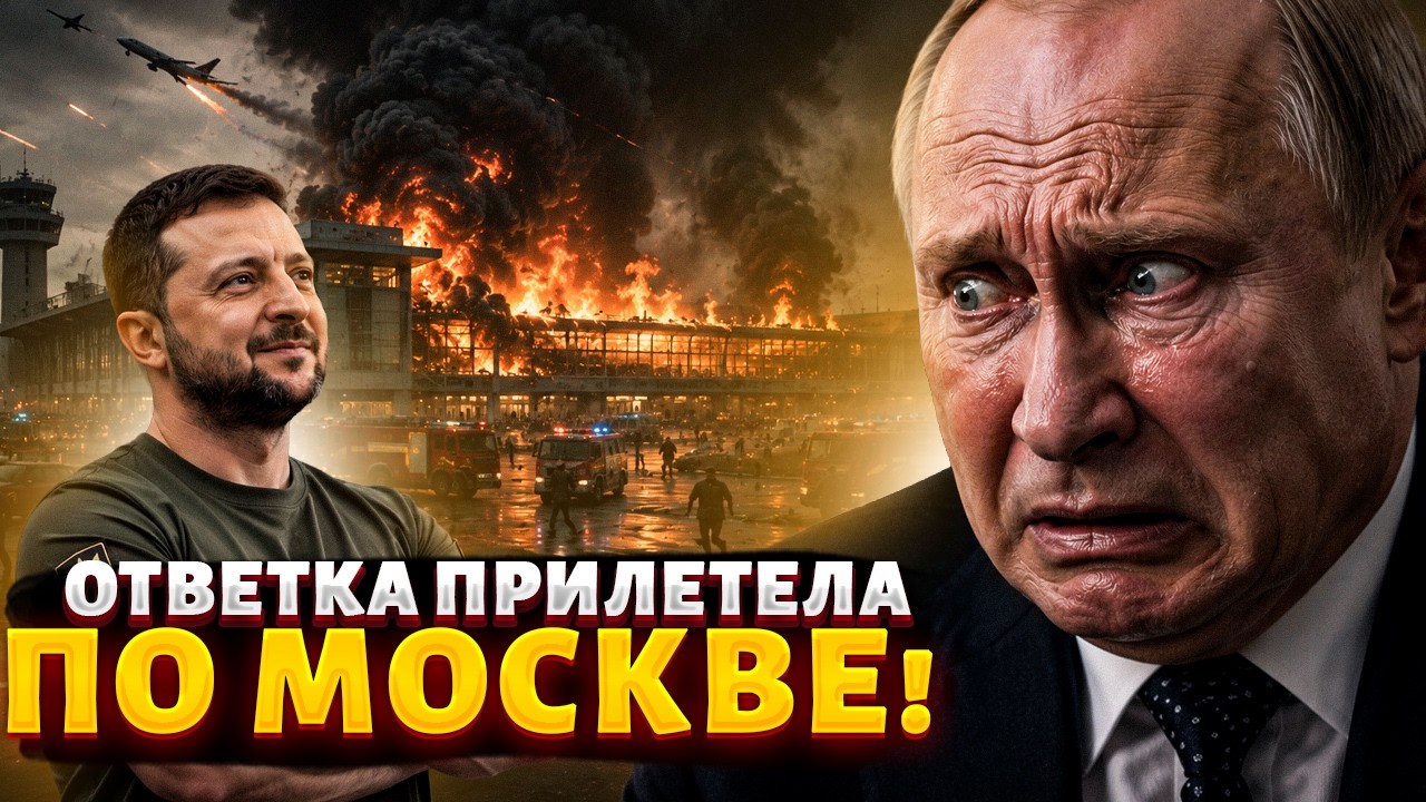 🔥ГОРИТ ДОМОДЕДОВО! Огненный хаос и паника по всей Москве! Зеленский предупреждал