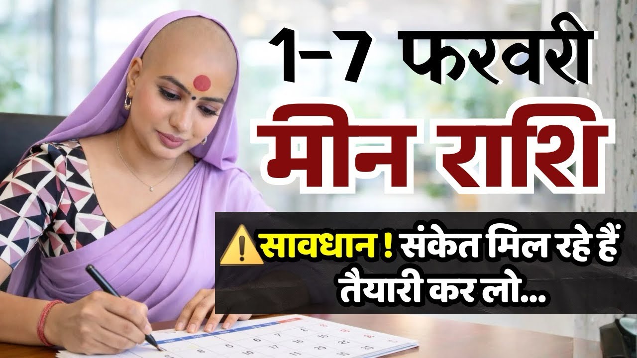मीन 1-7 फरवरी राशिफल 2026 | फरवरी राशिफल |मीन राशिफल |Meen rashifal | February rashifal
