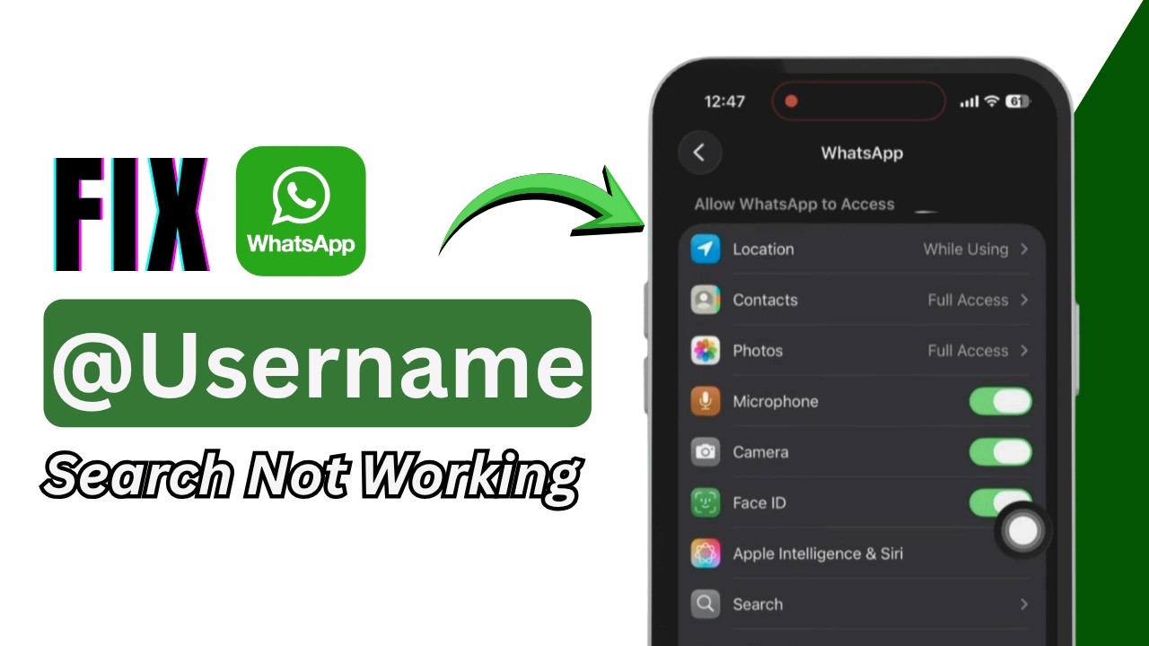 Как исправить поиск по имени пользователя в WhatsApp, если он не работает | Исправление поиска по...