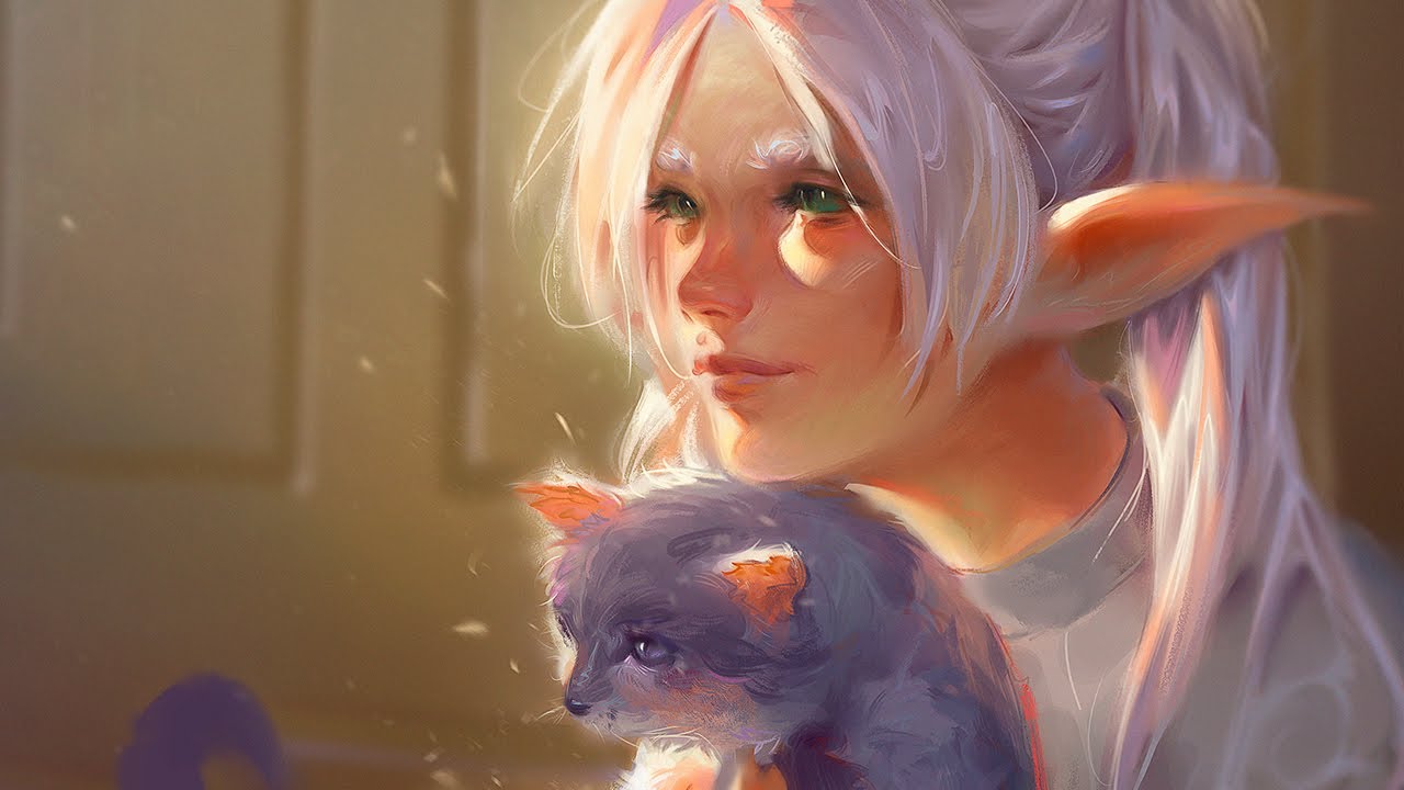 Painting Frieren cuz she is a cutie