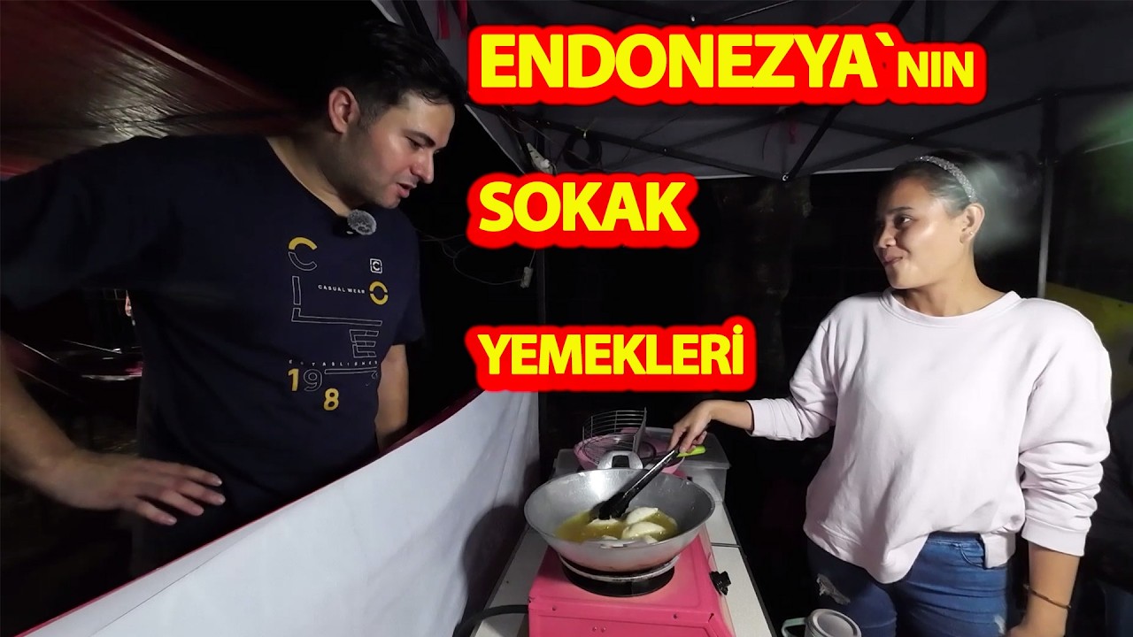 ENDONEZYA`NIN SOKAK YEMEKLERİ VE İNANILMAZ PAZARI!#endonezya