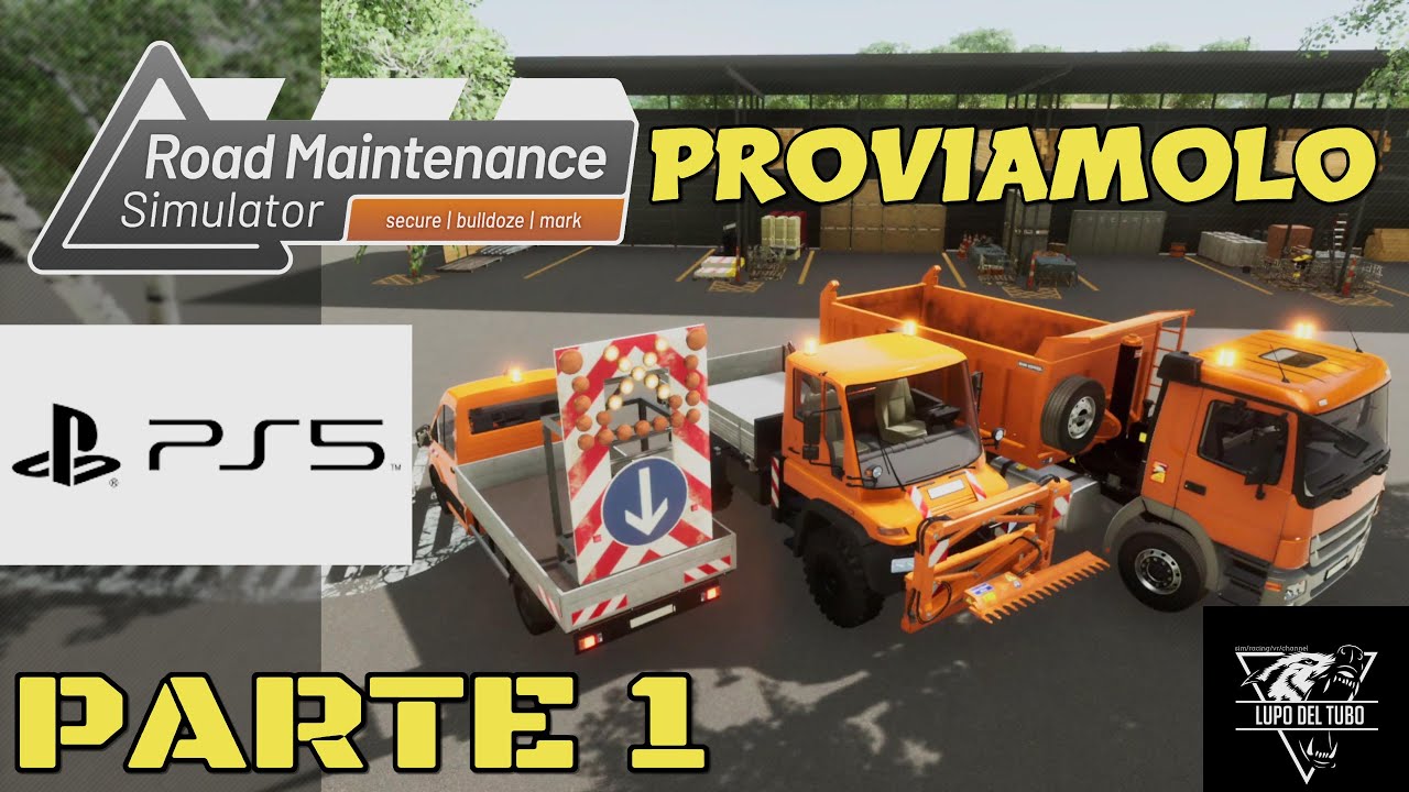 Road Maintenance Simulator PS5 :PROVIAMOLO #Parte1 #roadmaintenancesimulator