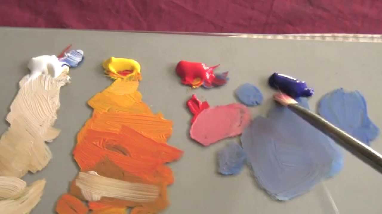 How To Mix & Match Color Tones - Acrylic & Oil Painting Lesson