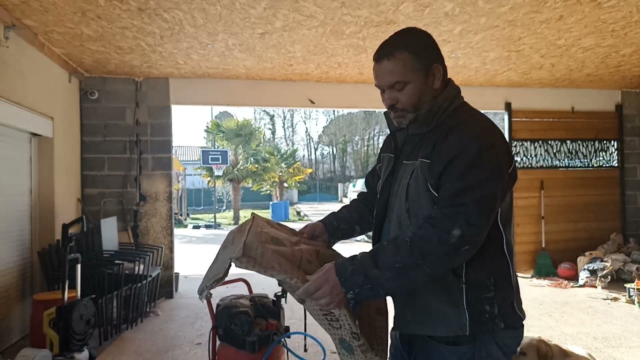 pistolet ou casserole à crépir avec démonstration.