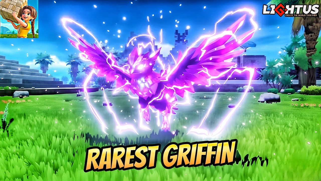 Finally I Got The Rarest Crystal Griffin in Lightus! | Lightus gameplay | Palworld | Aniimo | 