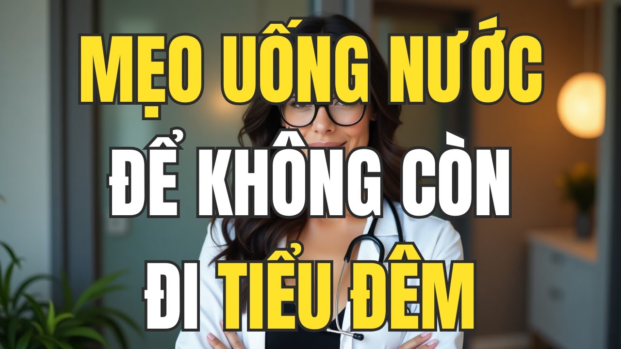 Uống nước như THẾ NÀY để ngừng tiểu đêm – Bí mật mà người cao tuổi ước họ biết sớm hơn