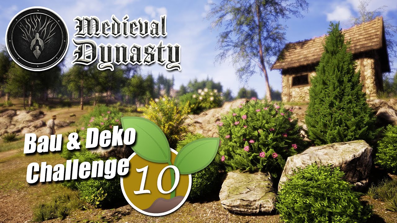 Medieval Dynasty 🏹 Bau & Deko Challenge 🌱 10: Fast wie im botanischen Garten 🌺