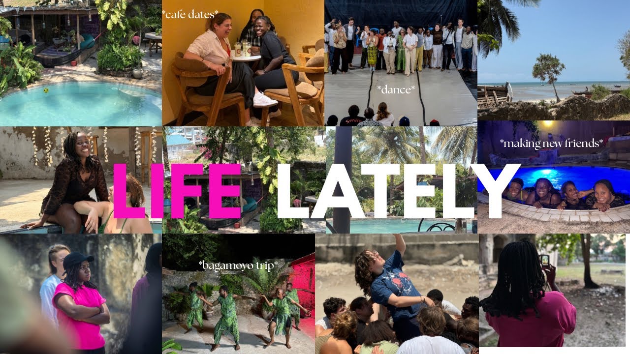 VLOG: life lately | 3 weeks exchange program | bagamoyo trip | exploring dance