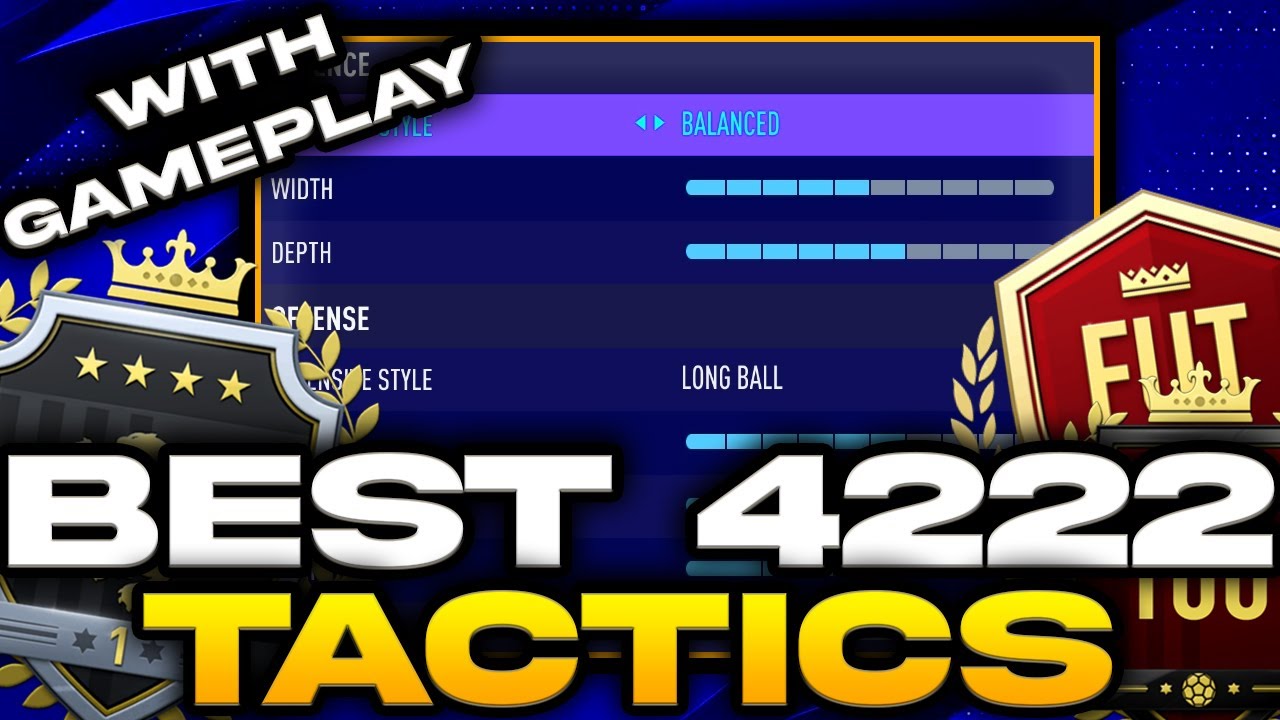 FIFA 21 *UNBEATABLE* 4222 META CUSTOM TACTICS/INSTRUCTIONS (POST PATCH) FOR MORE FUT 21 WINS!