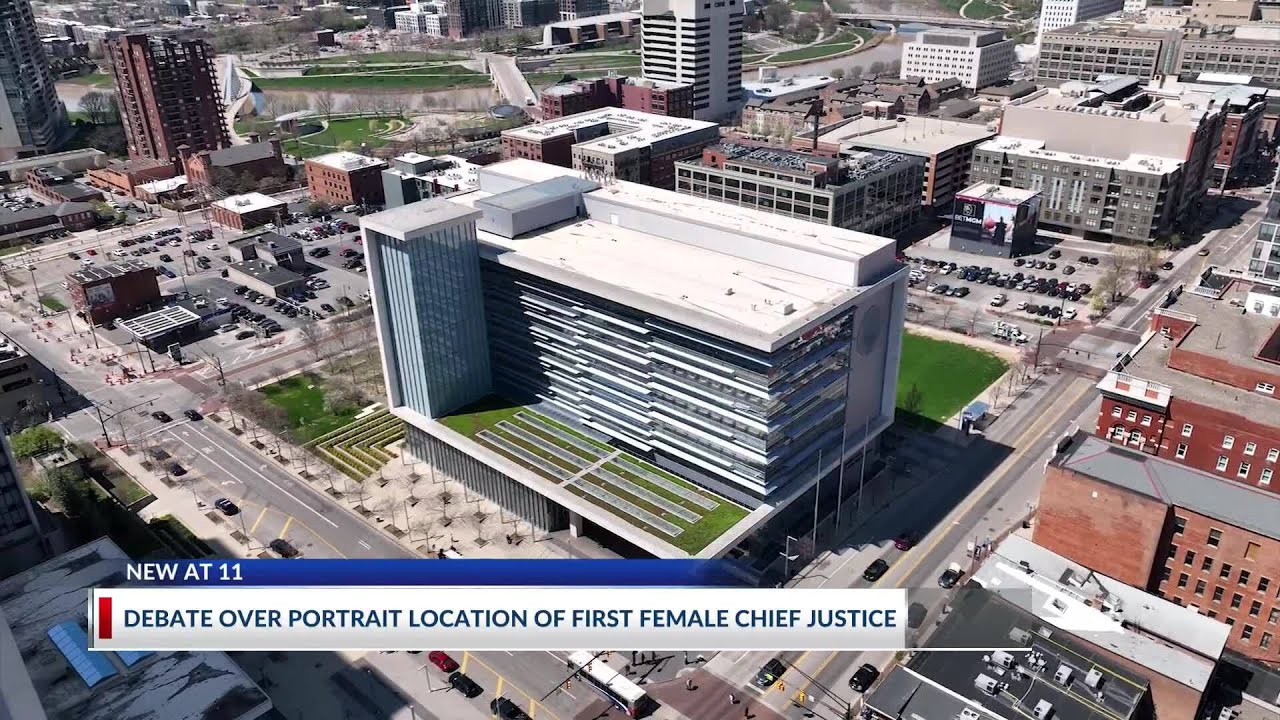 Debate over portrait location of first woman Chief Justice