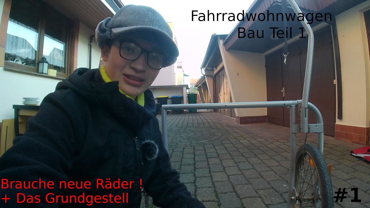 Fahrradwohnwagen bau #1 | Das Grundgestell | #fahrradwohnwagen #fahrrad