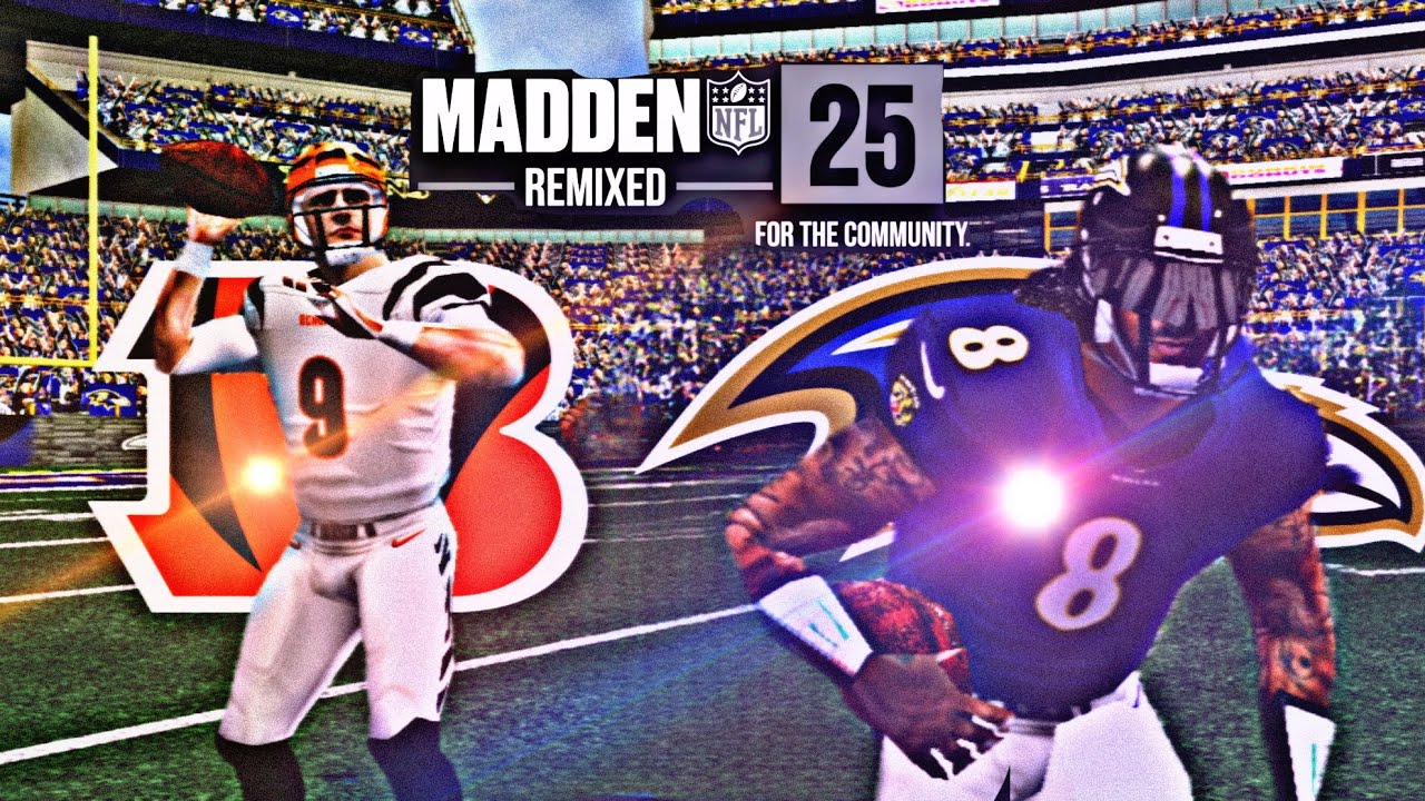 I’M “MR FIND A WAY”! Almost threw my controller. MADDEN 25 REMIXED RAVENS VS BENGALS GAMEPLAY!