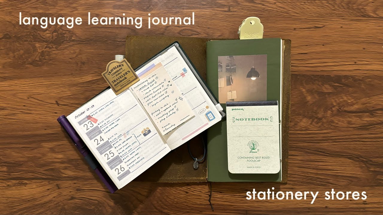 🌸 exploring cosy stationery stores, learning languages and journaling