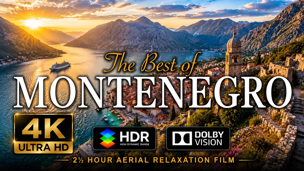 MONTENEGRO 2026 drone 4K 🇲🇪 Црна Гора | Aerial Relaxation Film | Crna Gora Черногория