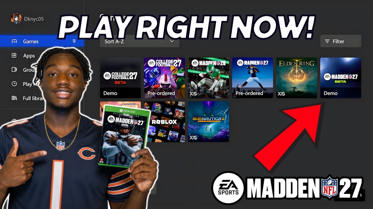 Вот как прямо сейчас поиграть в бета-версию Madden 27!
