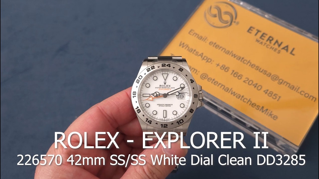 Explorer II 226570 42mm Super Clone White 3285