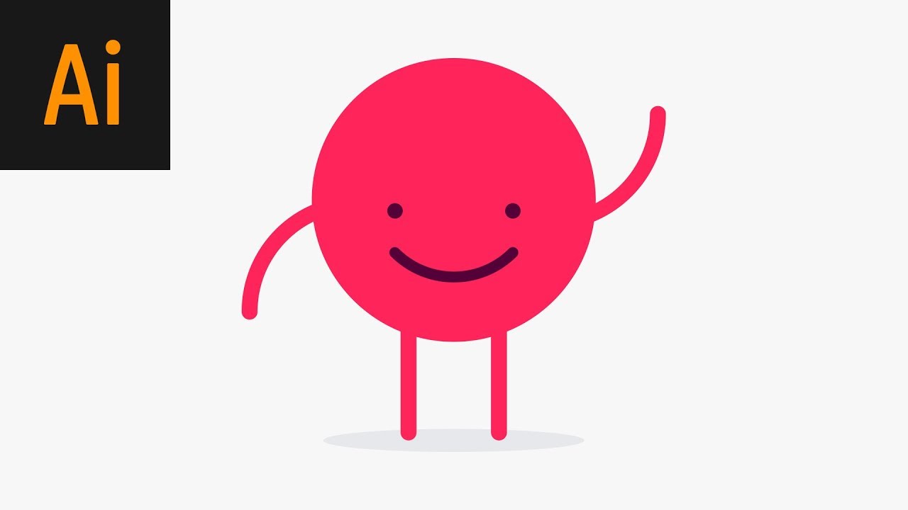 Cute Character Design Illustrator Tutorial