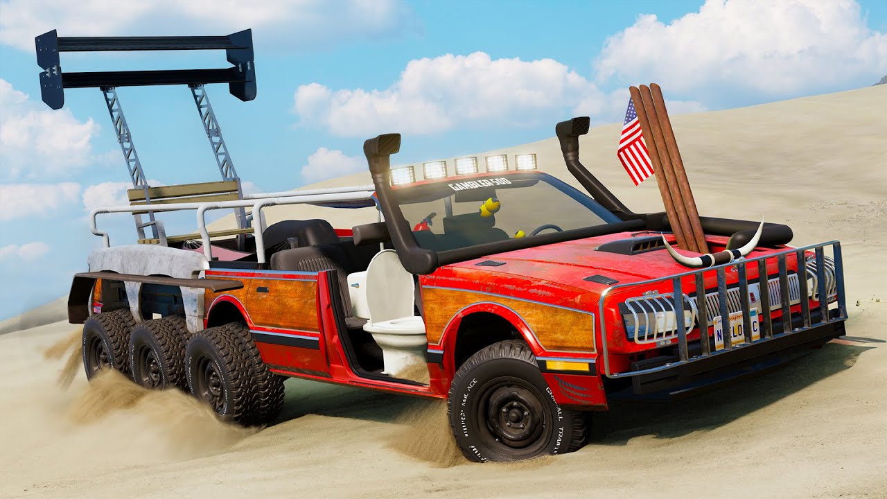 The Most Ridiculous BeamNG Car Mod I've Ever Seen...I Love It.