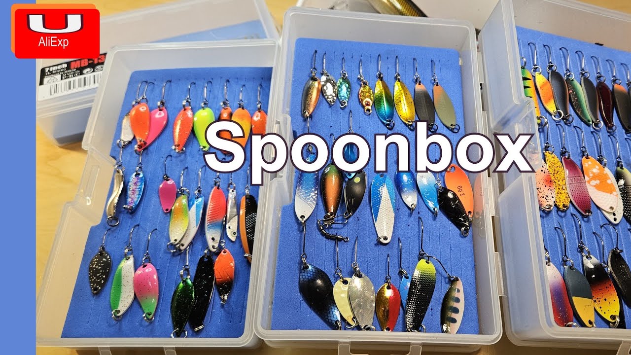 Forellenangeln Spoonbox Schnapper von AliExpress